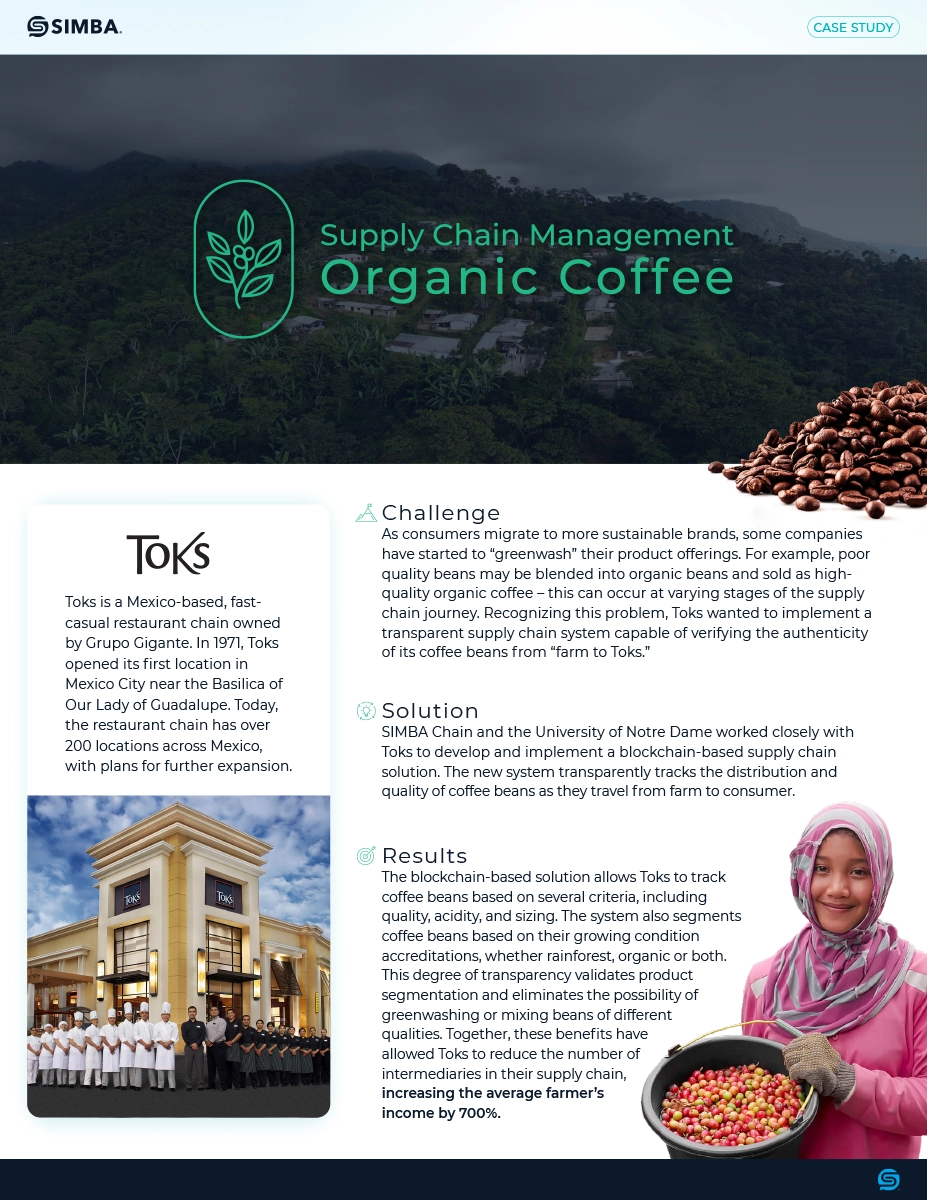 SIMBA Chain Case Study: Toks